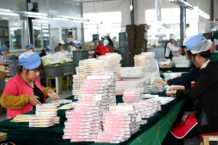 点石文具荧光笔组装车间